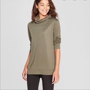 Olive Green Cowl neck long sleeve A New Day